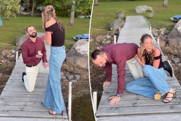 I proposed to my girlfriend on the dock - then things went horribly wrong

