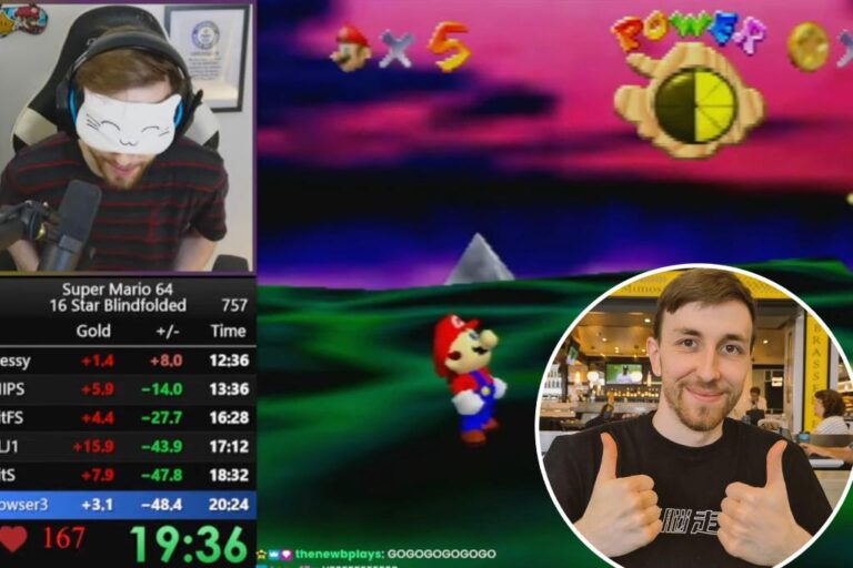 Blindfolded 'Super Mario 64' player sets 'impossible' record: 'Unbelievable entry'

