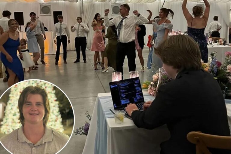 Tech bro pulls out laptop for work at his wedding: 'Sad as hell'

