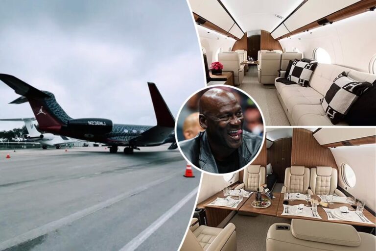 Inside Michael Jordan's newly purchased $70 million private jet


